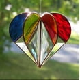 thumbnail image 1 of Hongchun Multi-Faces Coeur Coloré Décoration Suncatcher Arc-en-Ciel Maker, 1 of 1