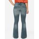 thumbnail image 3 of Jeans bootcut con botones rasgados y cintura baja vintage de los 90 para mujer 2023Azul claroMedio, 3 of 5