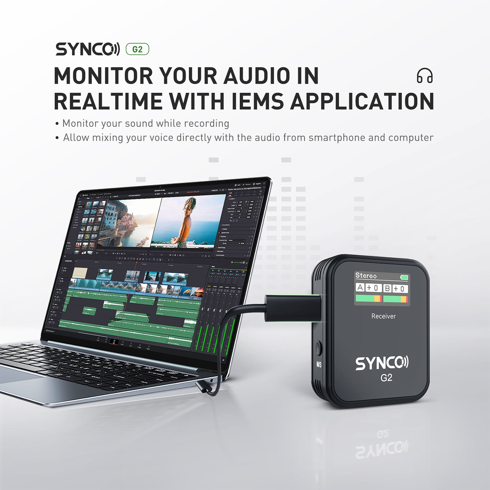 SYNCO Microphones,TFT Screen 3.5mm 150M TFT 1 Receiver 3.5mm Camera + 2 Dual Channel Professional Lavalier Dual Channel Professional Wireless Clip-on Mic 2 1 TFT Sn 3.5mm with1 Wireless Clip-on Mic