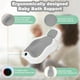 thumbnail image 4 of Soporte de baño para bebés por encima del recién nacido con termómetro gris, 4 of 6