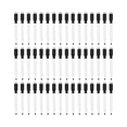 thumbnail image 1 of Magnetic Whiteboard Pen Erasable Marker, 48Pack Whiteboard Markers Dry Erase Marker with Eraser Cap Black, 1 of 7