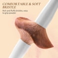thumbnail image 3 of Set de brochas de maquillaje LUXBRU, 20 unidades, con funda y 2 bolsas de polvo, color blanco, 3 of 6