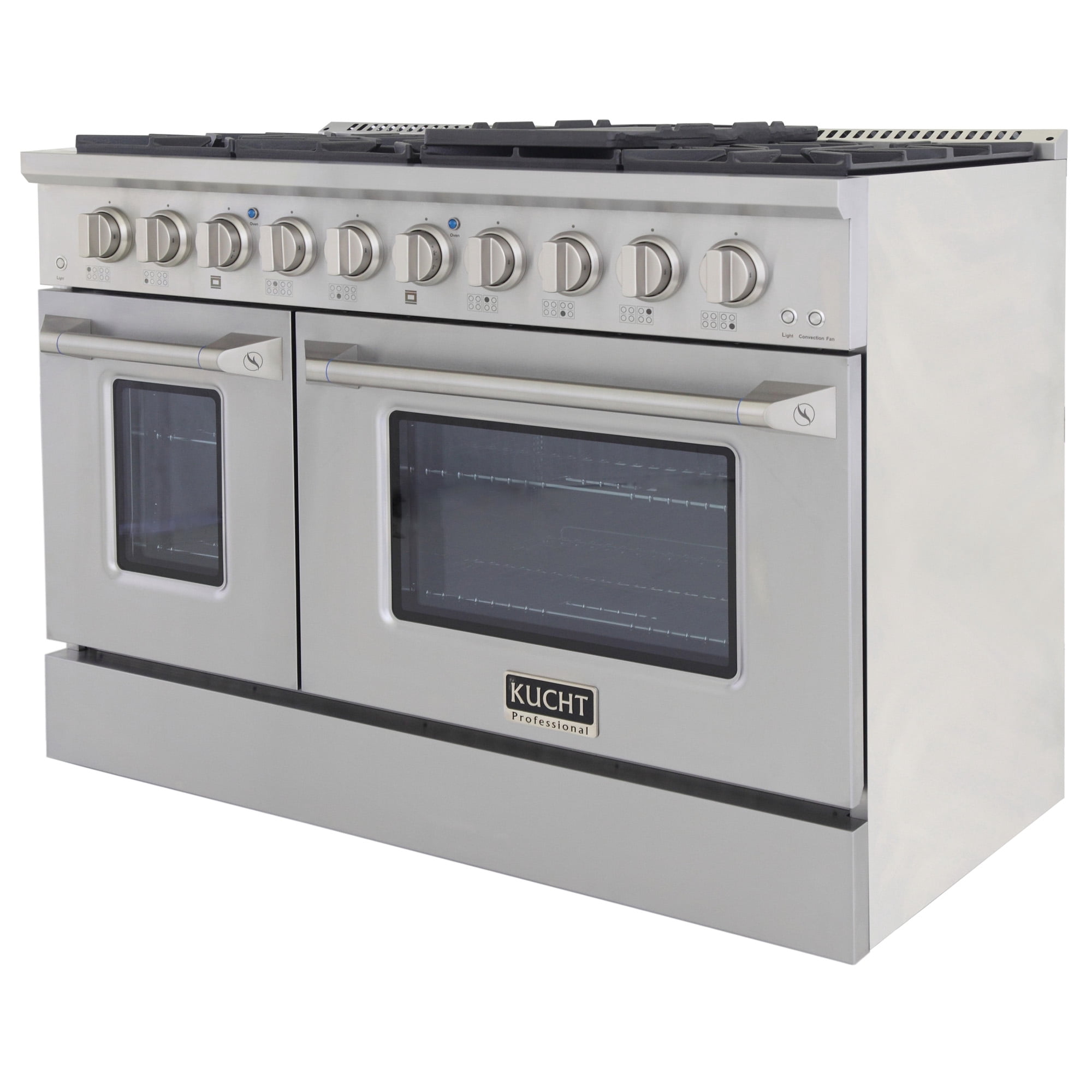 48 in. 6.7 cu. ft. Dual Fuel Range for Natural Gas in Stainless Steel
