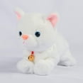 thumbnail image 3 of Gato robot de peluche interactivo con control de sonido Smalody, blanco, 3 of 7