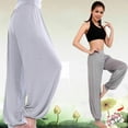 thumbnail image 6 of Women's Loose Comfy Sweatpants High Waisted Baggy Yoga Pants Harem Pants Elastic Waist Lightweight Stretch M, L, XL, 2XL, 6 of 8