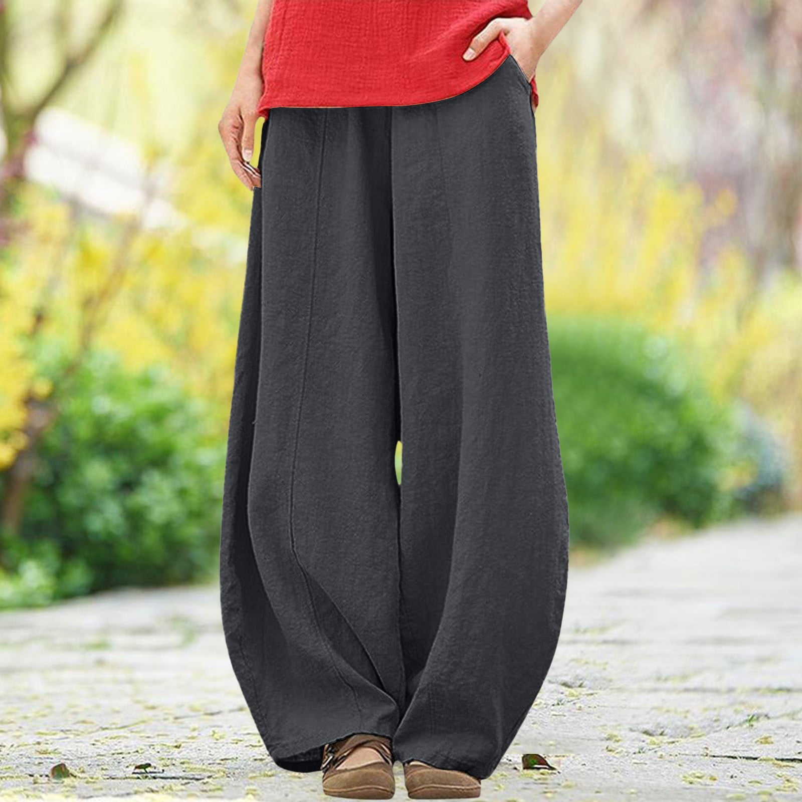 Wide Leg Pants Wide Crotch Pants DROP CROTCH WIDE-LEG TROUSERS – ZIGGY CHEN