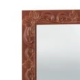 thumbnail image 4 of Carved Wooden Decor Accents - Walnut Wall Mirror, 4 of 14
