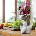 thumbnail image 1 of Estatua de Cerámica Creativa para Mujer, Jarrón de Flores, Decoración Interior, Arreglo Floral , .5x17.5x7.5cm los 9cm .5x17.5x7.5cm los 9cm Macarena Jarrón de ceramica, 1 of 8