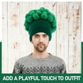 thumbnail image 3 of WRITWAA Women’s Cute Broccoli Shaped Hat Set Acrylic Quirky Design Fashionable and Cozy, 3 of 6