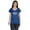 Blue, variant on Womens I've Been Vaccinated Pro-Vaccine Crew Neck T-shirt