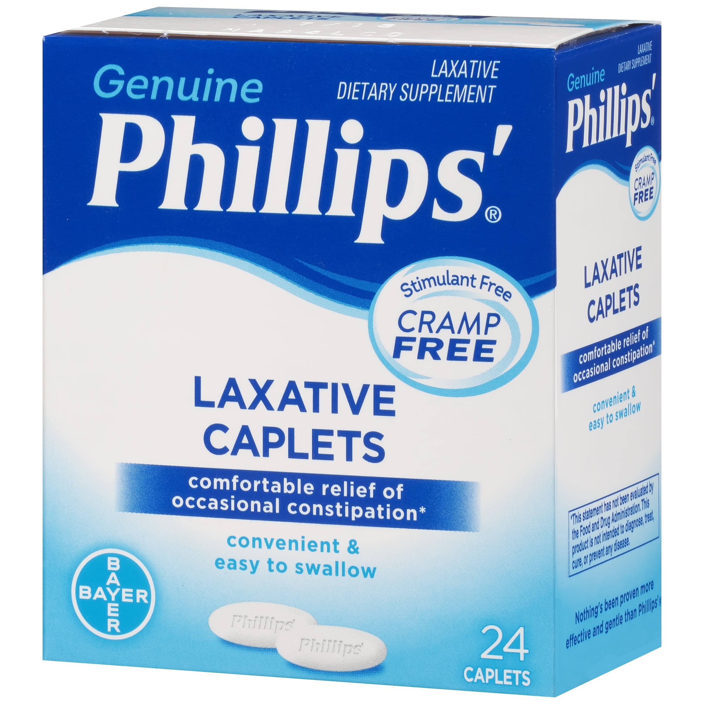Phillips' Laxative Dietary Supplement Caplets, 24 Count