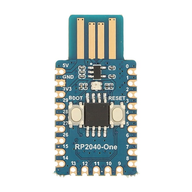 Microcontroller RP2040 One USB A Male Port Dual Core 4MB Flash PCB Pico ...