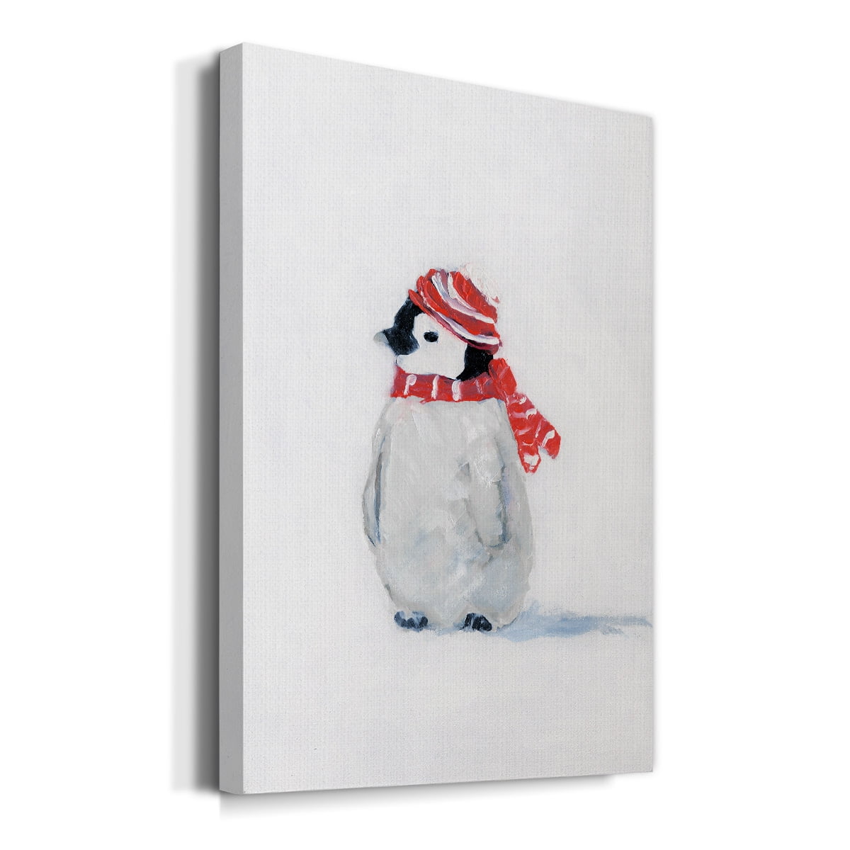 Wexford Home 18X27 Penguin Play II Premium Gallery Wrapped Canvas - Ready to Hang