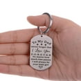 thumbnail image 3 of Father's Day Birthday Gift for Dad Father from Daughter to My Dad Gifts Never Forget that I Love You Forever Keychain for Dad Father Daddy Christmas Gift from Daughter, 3 of 3