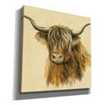 thumbnail image 2 of Epic Graffiti 'Highland Animal Cow' by Silvia Vassileva, Canvas Wall Art, 26"x26", 2 of 8
