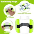 thumbnail image 4 of relayinert 4pieces Easy To Arm Badge Holder For Convenient Access Made With PVC Adjustable fluorescent green 1Set, 4 of 6
