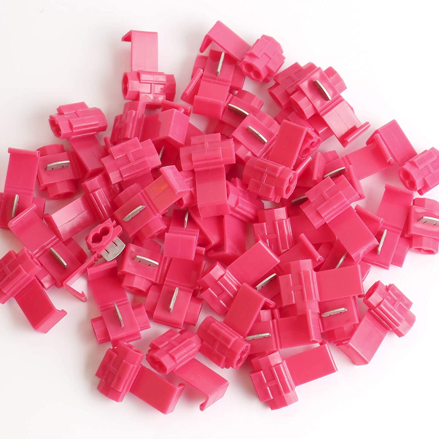 AIRIC Quick Splice Snap Wire Connectors Red SelfStripping Splice