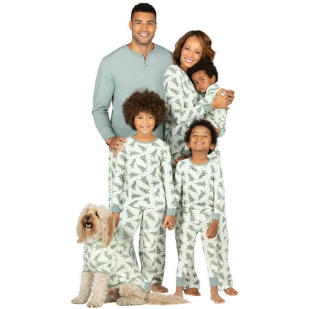 

Gwiyeopda Family Matching Christmas Pajamas Xmas Tree Long-Sleeve Nightwear Sleepsuit for Adult Kid Baby