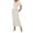 White, variant on OSOLU Solid Color Women Casual Dress Long Sleeve Bodycon Knit Midi Dress For Vacation Fall Winter Elegant Slim Fit Stretchy Comfortable Daily Wear Birthday Sundress Dresses For Women Elegant Classy