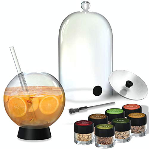 Smoking Gun Accessory Set, 11 PCS, Food Smoke Infuser Accessories - Disk  Lid and Cocktail Ball Glass with Straw for Drink Smoker, Dome for Cold  Smoke, 