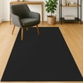 thumbnail image 5 of iOhouze Washable Rugs 3x5 ft Area Rugs Cotton Entryway Rugs Rubber Backed Throw Rugs Indoor Door Mat Kitchen Rug Braided Floor Carpet for Front Entrance Living Room, Black/Charcoal Grey, 5 of 5