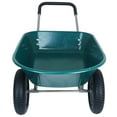 Elevon DualWheel Home Garden Yard Utility Wheelbarrow Cart with Built