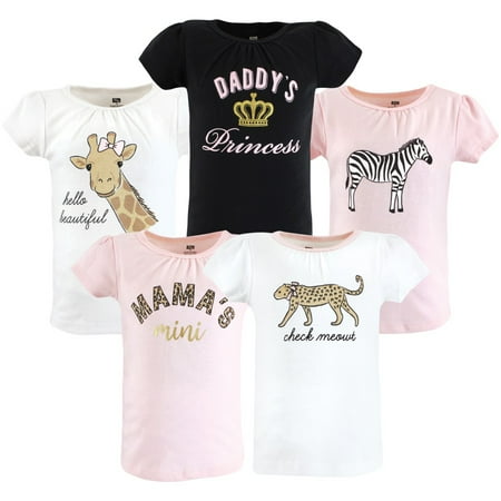 

Hudson Baby Girl Short Sleeve T-Shirts Leopard Mamas Mini 2 Toddler