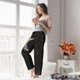 thumbnail image 5 of Fotbe Abstract Starry Sky Moon Pantalones de Pijama para Mujer, Pantalones de Dormir, Pantalones Pj con Cordón y Bolsillos-Medium, 5 of 6