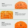 thumbnail image 4 of Amazing 3D Gravity Memory Sequence labyrinthe ball Puzzle Toy gift for Children Adults - Challenge Games Lovers Small ball Brain tear Games (orange) TUNC Sencillez, 4 of 4