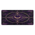 thumbnail image 2 of Leather Keyboard and Mouse Desk Mat Office Desk Accessories Protective Office Desk Decor Desk Pad Mat for Gaming, Work from Home, Office Purple Mystical Pattern 23.6" x 47.2", 2 of 9