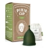Pixie Menstrual Cup - Ranked 1 for Most Comfortable Reusable Period Cup and Best Removal Stem - Tampon and Pad Alternative - Every Cup Purchased One is Given to a Woman in Need! (X-Large - Heavy Flow)
