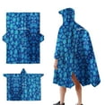 thumbnail image 1 of Umbrella Functional Raincoat With Reflective Stripes Usable As Tent Cushion For Men And Women, 1 of 3