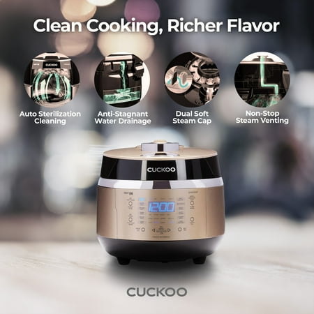 CUCKOO ELECTRONICS - Cuckoo 3 Cup Multifunctional Induction Heating Pressure Rice Cooker & Warmer CRP-EHSS0309FG - Copper