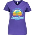 thumbnail image 3 of Inktastic Summer Enjoy the Sunshine Laguna Beach California in Blue Women's V-Neck T-Shirt, 3 of 5