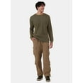 thumbnail image 5 of No Boundaries Men's & Big Men's Thermal Shirt with Raglan Sleeves, 3-Pack, Sizes XS-5XL, 5 of 8