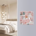 thumbnail image 4 of Yayeee Toggle Light Switch Wall Plate 3-Gang 6.37"x4.48" Decorative Outlet Cover, Pink Christmas Snowman, 4 of 7