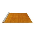thumbnail image 2 of Ahgly Company Machine Washable Indoor Square Abstract Yellow Contemporary Area Rugs, 3' Square, 2 of 4
