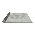 thumbnail image 2 of Ahgly Company Indoor Round Abstract Gray Modern Area Rugs, 6' Round, 2 of 4