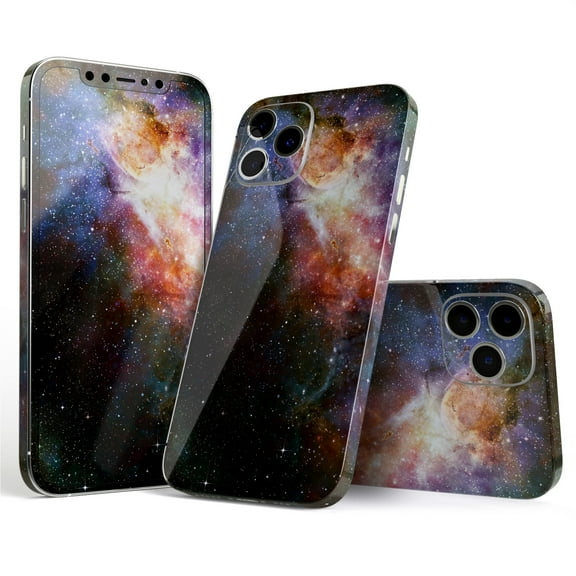 DesignSkinz Multicolored Space Explosion Full-Body Skin Decal Wrap Cover for iPhone 16