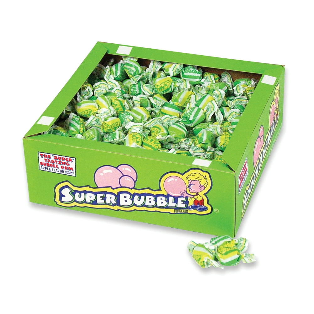 Super Bubble Apple Bubble Gum, 54 Oz