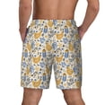 thumbnail image 2 of Lsque Mens Swim Trunks Funny Chicken Pattern - Bathing Suit Compression Liner - Beach Swim Shorts Swimwear - (S-3XL) - Stretch Quick Dry -Medium, 2 of 9