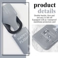 thumbnail image 3 of 4 Pcs Creative Luggage Tags with Name Card, Unique Baggage Tag, Attractive Portable Travel ID Label, Personalized Luggage Identifiers for Suitcases, Gray, 3 of 7