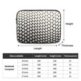 thumbnail image 3 of Gradient Triangular Design 15 inch Portable Laptop Sleeve Compatible with MacBook Air Notebook Computer Case for Men Women College School Students, 3 of 7