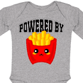 thumbnail image 4 of Inktastic French Fries Powered By Fries Boys or Girls Long Sleeve Baby Bodysuit, 4 of 5