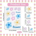 thumbnail image 2 of 4 Sheet Daisy Flower Car Stickers Self Adhesive Floral Decals Flower Car Body Side Stickers Waterproof Decal Universal Car Exterior Decorative Accessories for Auto Truck Wall Art Laptop colorful, 2 of 6