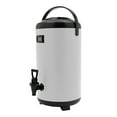 thumbnail image 3 of 12 Liter Hot Drink Dispenser, Stainless Steel Insulated Hot and Cold Drink Dispenser - 3.17 Gallon with Thermometer - Faucet for Hot Tea and Coffee, Cold Milk, Water, Juice Black, 3 of 27