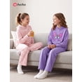 thumbnail image 4 of PatPat Girls Clothes 2 Piece Hoodie Outfit Set Leopard Print Sweatshirt Pants Pink 7-8Y, 4 of 12