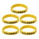 thumbnail image 1 of EeaseMX Pulsera deportiva de silicona con estampado de bandera de país, 5 unidades, elegante, para partidos de fútbol., 1 of 7