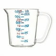 thumbnail image 2 of Commercial Measuring Cup, 1 cup, Plastic, Clear | Bundle of 5, 2 of 4