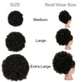 thumbnail image 2 of SAYFUTShort Afro Kinky Curly  Hair Wigs for Women Synthetic Hair Extension Short Curly Afro Wigs Full Head Ponytail Hairpieces,X-Large 120G, 2 of 7